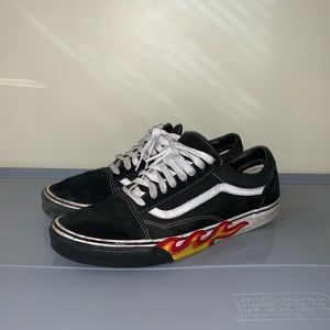 vans old skool flame cut